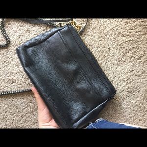 aimee kestenberg black and gold purse